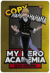 My Hero Academia Trading Card - 21 FOIL Metal Card Collection Neito Monoma (Neito Monoma) - Cherden's Doujinshi Shop - 1