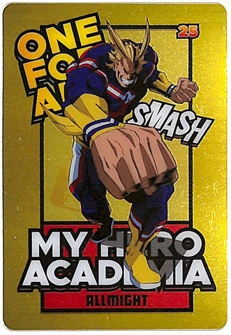 My Hero Academia Trading Card - 25 FOIL Metal Card Collection All Might (All Might) - Cherden's Doujinshi Shop - 1