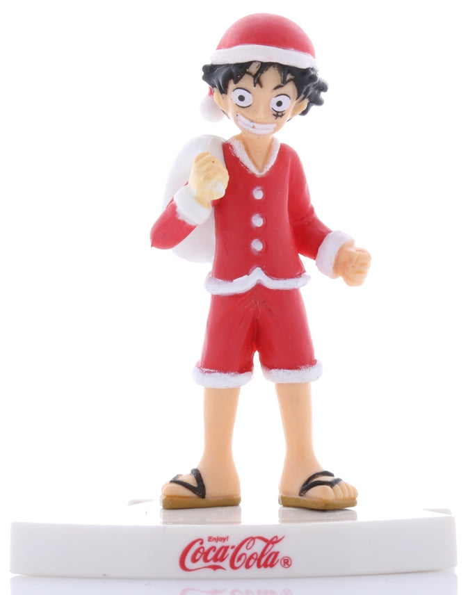 One Piece Figurine - Coca-Cola Figure Collection: 09 Luffy (Happy Birthday Chopper Christmas Version) (Monkey D. Luffy) - Cherden's Doujinshi Shop - 1