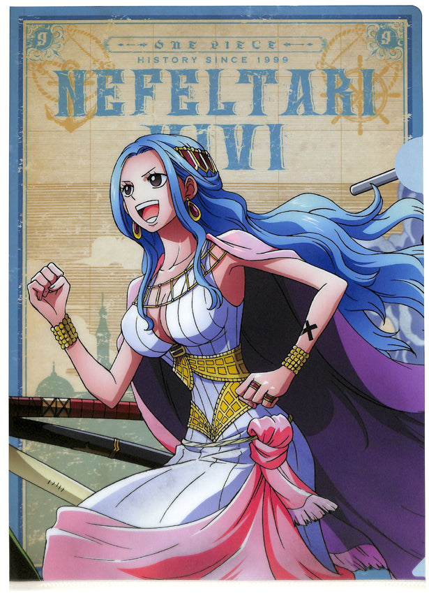 One Piece Clear File - Ichiban Kuji Prize G History Relay Nefeltari Vivi (Nefertari Vivi) - Cherden's Doujinshi Shop - 1