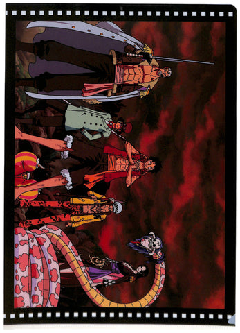 One Piece Clear File - Ichiban Kuji Prize H Stampede A4 Clear File Smoker Sabo Monkey D. Luffy Trafalgar Law Boa Hancock (Luffy) - Cherden's Doujinshi Shop - 1