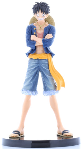 One Piece Figurine - Jeans Freak Vol.1 Monkey D. Luffy (Blue Version) Statue (Monkey D. Luffy) - Cherden's Doujinshi Shop - 1