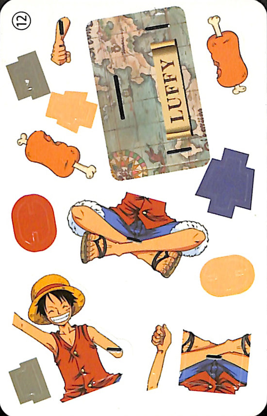 One Piece Puzzle - Joybox 3D Puzzle Volume 1 No 12 Monkey D Luffy (Sitting) (Luffy) - Cherden's Doujinshi Shop - 1