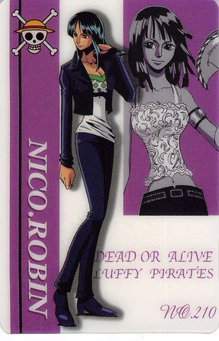 One Piece Trading Card - No.210 Normal Gumi New King of Pirates Gummy Card Part 7: Nico Robin (Nico Robin) - Cherden's Doujinshi Shop - 1