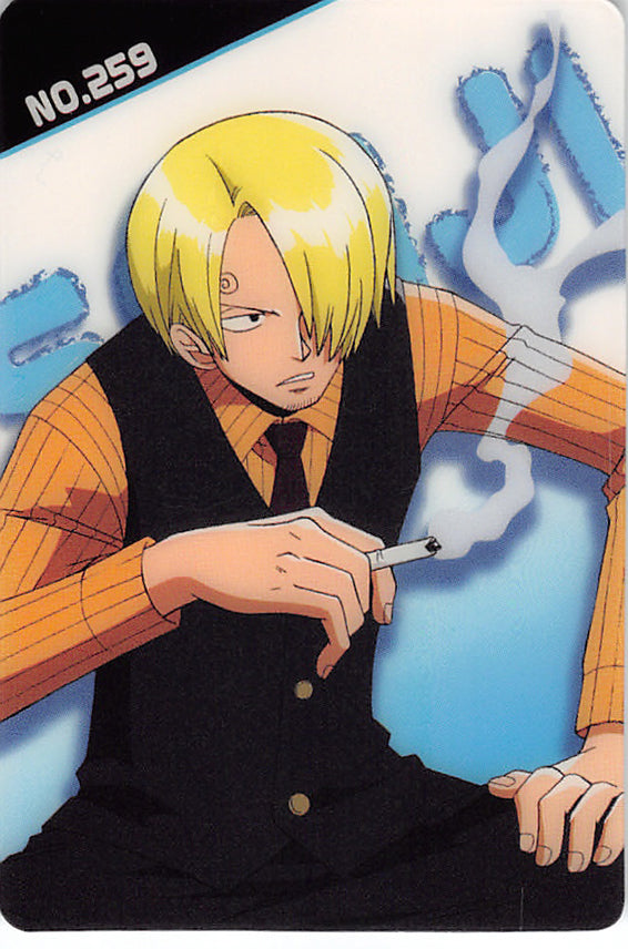 One Piece Trading Card - No.259 Normal Gumi King of Pirates Gummy Card Water Arc: Sanji (Sanji) - Cherden's Doujinshi Shop - 1
