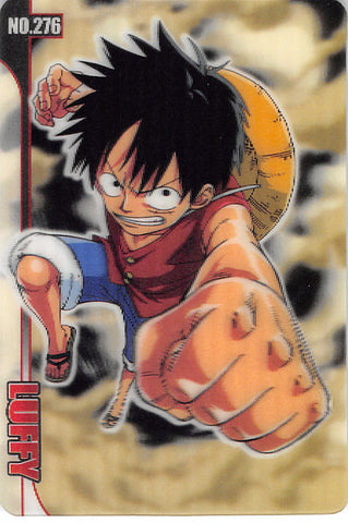 One Piece Trading Card - No.276 Lenticular Gumi King of Pirates Gummy Card 2 CP9 Edition: Luffy (Monkey D. Luffy) - Cherden's Doujinshi Shop - 1