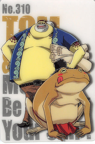 One Piece Trading Card - No.310 Normal Gumi King of Pirates Gummy Card 3 Defying Justice Edition: Tom & Yokozuna (Tom (One Piece)) - Cherden's Doujinshi Shop - 1