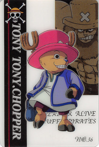 One Piece Trading Card - No.36 Normal Gumi King of Pirates Gummy Card Part 2: Tony Tony Chopper (Chopper) - Cherden's Doujinshi Shop - 1