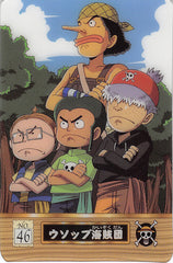 One Piece Trading Card - No.46 Normal Gumi King of Pirates Gummy Card Part 2: Usopp Pirates (Usopp) - Cherden's Doujinshi Shop - 1