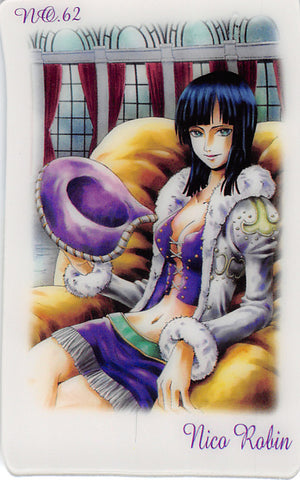 One Piece Trading Card - No.62 Special Gumi New King of Pirates Gummy Card Part 1: Nico Robin (Nico Robin) - Cherden's Doujinshi Shop - 1