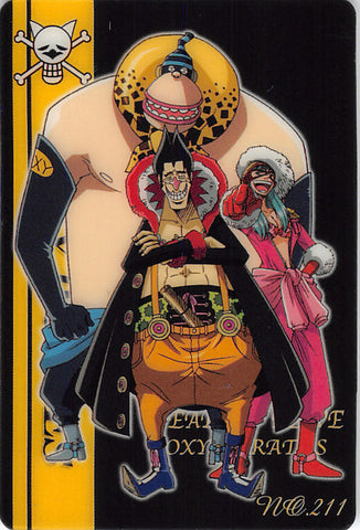 One Piece Trading Card - No.211 Normal Gumi Foxy Pirates (Foxy) - Cherden's Doujinshi Shop - 1