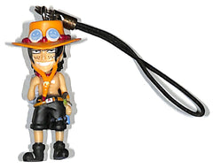 One Piece Charm - World Collectible Figure Mini Strap: 10. Ace (7-Eleven Exclusive) (Portgas D. Ace) - Cherden's Doujinshi Shop - 1