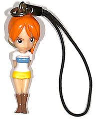 One Piece Charm - World Collectible Figure Mini Strap: 3. Nami (7-Eleven Exclusive) (Nami) - Cherden's Doujinshi Shop - 1