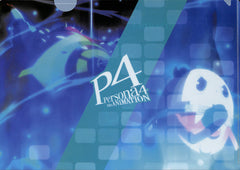 Persona 4 Clear File - Happy Kuji P4 Prize F 02 Type B Teddie and Kintoki-Douji (Teddie) - Cherden's Doujinshi Shop - 1
