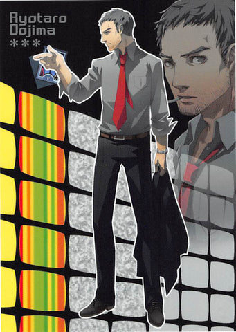 Shin Megami Tensei:  Persona 4 Trading Card - No.10   Character Card-10 Ryotaro Dojima (Dojima) - Cherden's Doujinshi Shop - 1