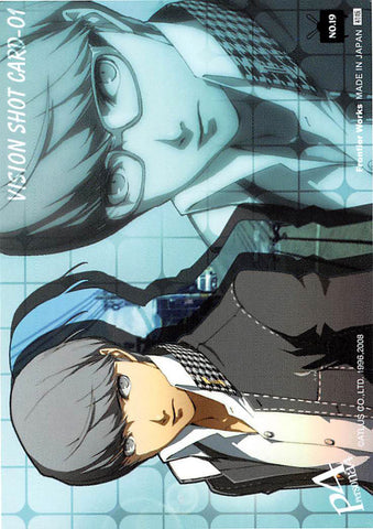 Shin Megami Tensei:  Persona 4 Trading Card - No.19   Vision Shot Card-01 (Yu) - Cherden's Doujinshi Shop - 1