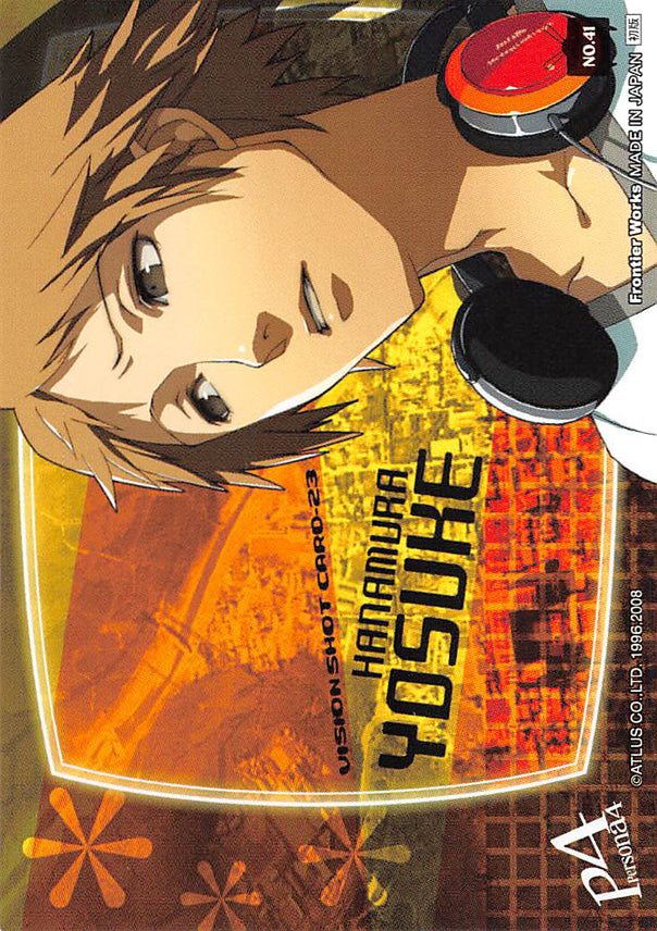 Shin Megami Tensei:  Persona 4 Trading Card - No.41   Vision Shot Card-23 (Yosuke) - Cherden's Doujinshi Shop - 1