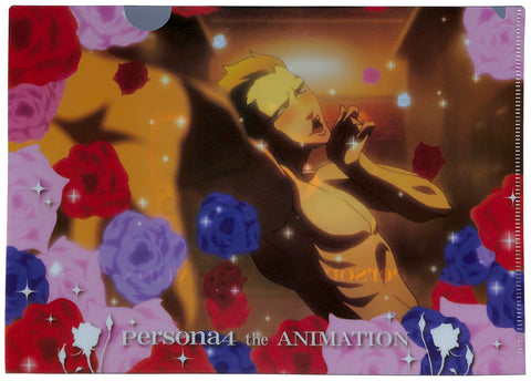 Persona 4 Clear File - Special Kuji Platinum P4 The Animation Prize F 03 Type A Shadow Kanji Tatsumi Steamy Bathhouse (Kanji Tatsumi) - Cherden's Doujinshi Shop - 1