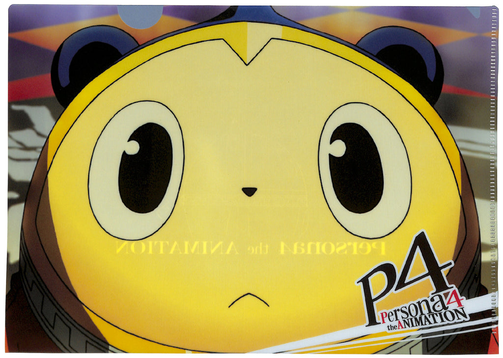 Persona 4 Clear File - Special Kuji Platinum P4 The Animation Prize F 03 Type D Teddie (Teddie) - Cherden's Doujinshi Shop - 1