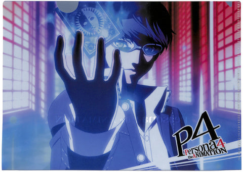 Persona 4 Clear File - Special Kuji Platinum Prize F 01 Type A Yu Narukami Tarot Card (Yu Narukami) - Cherden's Doujinshi Shop - 1