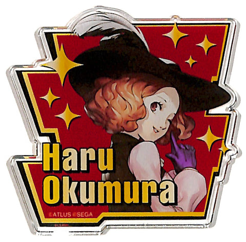Persona 5 Pin - P5 The Royal Fortune Acrylic Badge Haru Okumura (Haru Okumura) - Cherden's Doujinshi Shop - 1