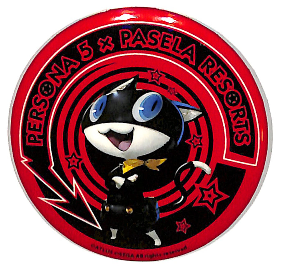 Persona 5 Pin - P5 x Pasela Resorts Original Can Badge MONA Morgana (Morgana) - Cherden's Doujinshi Shop - 1