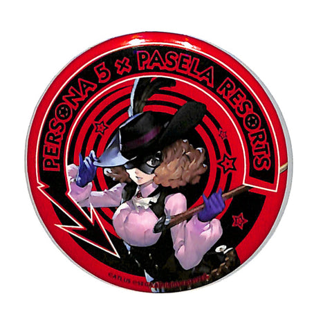 Persona 5 Pin - Persona 5 x Pasela Resorts Menu Order Bonus Haru Okumura (NOIR) Original Can Badge (Haru Okumura) - Cherden's Doujinshi Shop - 1