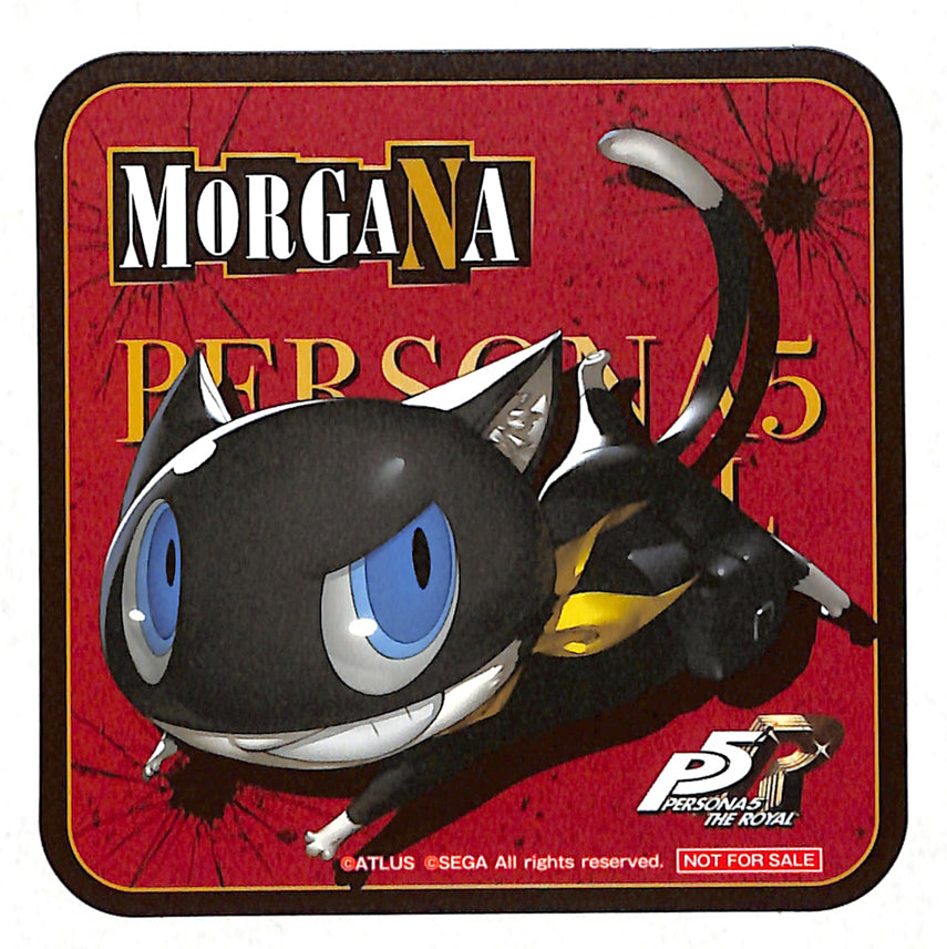 Persona 5 Coaster - Sega Collabo Cafe Morgana Phantom Thieves Version Coaster (Morgana) - Cherden's Doujinshi Shop - 1