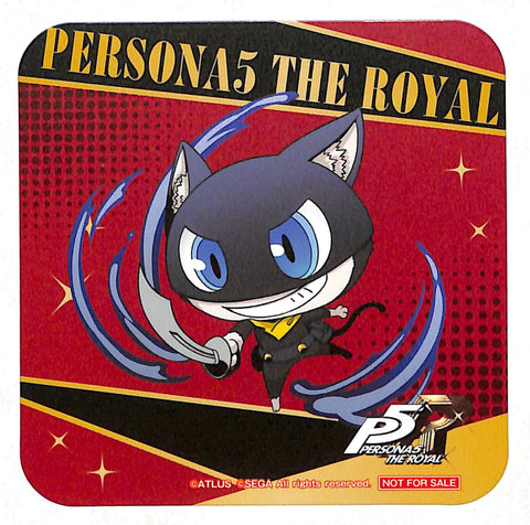 Persona 5 Coaster - Sega Collabo Cafe Part 2 Morgana Chibi Version Coaster (Morgana) - Cherden's Doujinshi Shop - 1