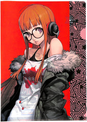 Persona 5 Clear File - Sega Lucky Kuji Light Prize A4 Clear File Futaba Sakura School Outfit (Futaba Sakura) - Cherden's Doujinshi Shop - 1