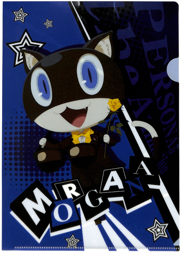 Persona 5 Clear File - Sega the Animation Campaign UFO Catcher Bonus A4 File: Morgana (Morgana) - Cherden's Doujinshi Shop - 1