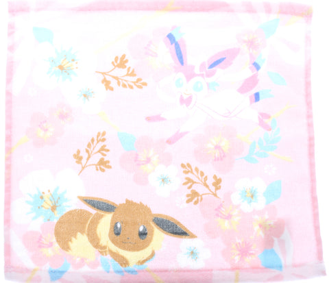 Pokemon Towel - Eevee & Flowers Prize F Relaxing (Eevee) - Cherden's Doujinshi Shop - 1