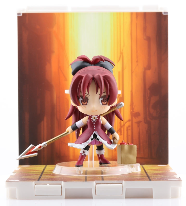Puella Magi Madoka Magica Figurine - Ichiban Kuji F Prize Chibi Kyun Chara & Stage Set: Kyoko Sakura (Kyoko Sakura) - Cherden's Doujinshi Shop - 1