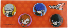 Persona Q2: New Cinema Labyrinth Pin - Persona Q2: New Cinema of the Labyrinth Showtime Premium Edition Promo 4 Can Badge Set (Yu Narukami) - Cherden's Doujinshi Shop - 1