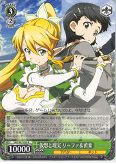 Sword Art Online Trading Card - CH SAO/S47-030 R Weiss Schwarz (HOLO) Virtual and Reality Leafa and Suguha (Leafa) - Cherden's Doujinshi Shop - 1