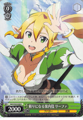 Sword Art Online Trading Card - SAO/S20-028 R Weiss Schwarz Reliable Guide Leafa (CH) (Leafa) - Cherden's Doujinshi Shop - 1