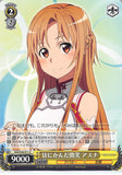 Sword Art Online Trading Card - SAO/S26-011 U Weiss Schwarz Asuna's Coy Smile (CH) (Asuna Yuuki) - Cherden's Doujinshi Shop - 1