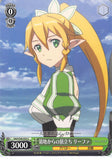 Sword Art Online Trading Card - SAO/S26-033 C Weiss Schwarz Leafa's Journey from Her Territory (CH) (Leafa) - Cherden's Doujinshi Shop - 1