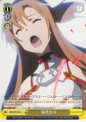 Sword Art Online Trading Card - SAO/S47-022 U Weiss Schwarz Self-sacrifice (EV) (Asuna Yuuki) - Cherden's Doujinshi Shop - 1