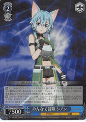 Sword Art Online Trading Card - SAO/S47-119R RRR Weiss Schwarz (FOIL) Adventure with Everyone Sinon (Sinon) - Cherden's Doujinshi Shop - 1