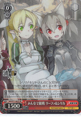 Sword Art Online Trading Card - SAO/S71-062S SR Weiss Schwarz (FOIL) Leafa & Silica Everyone's Watching (CH) (Leafa) - Cherden's Doujinshi Shop - 1