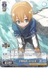 Sword Art Online Trading Card - SAO/S71-079 R Weiss Schwarz (HOLO) Eugeo Childhood (CH) (Eugeo) - Cherden's Doujinshi Shop - 1