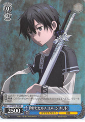 Sword Art Online Trading Card - SAO/S80-092 C Weiss Schwarz Shattered Self-Image Kirito (CH) (Kirito) - Cherden's Doujinshi Shop - 1