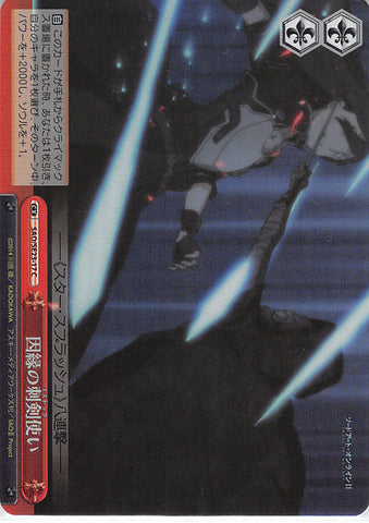 Sword Art Online Trading Card - SAO/SE23-17 C Weiss Schwarz (FOIL) Fateful Estoc Wielder (CX) (Kirito) - Cherden's Doujinshi Shop - 1