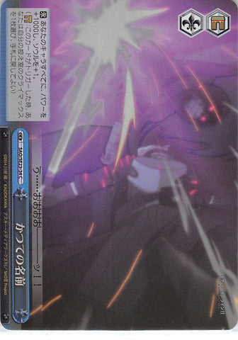 Sword Art Online Trading Card - SAO/SE23-34 C Weiss Schwarz (FOIL) Past Name (CX) (Kirito) - Cherden's Doujinshi Shop - 1