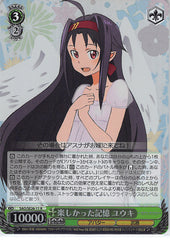 Sword Art Online Trading Card - SAO/SE26-11 R Weiss Schwarz (FOIL) Memories That Were Fun Yuuki (CH) (Yuuki (Sword Art Online)) - Cherden's Doujinshi Shop - 1