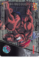 Street Fighter Trading Card - 18 Normal Carddass Street Fighter II V Vol. 7: Sagat (Sagat) - Cherden's Doujinshi Shop - 1