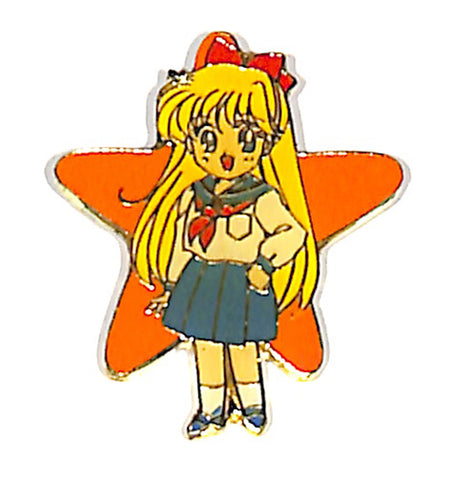 Sailor Moon Pin - Kanebo Miracle Pins S Part 2 Minako Aino Orange Star (Sailor Venus) - Cherden's Doujinshi Shop - 1