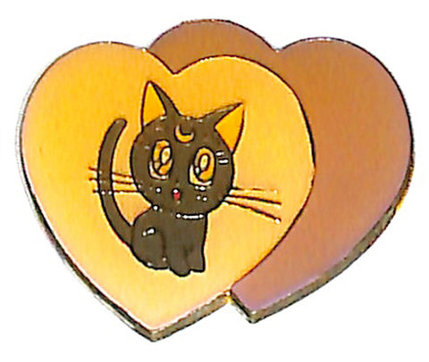 Sailor Moon Pin - Kanebo Miracle Pins SS Part 1 Luna Double Heart (Luna) - Cherden's Doujinshi Shop - 1