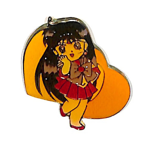 Sailor Moon Pin - Kanebo Miracle Pins SS Part 1 Sailor Mars Double Heart (Sailor Mars) - Cherden's Doujinshi Shop - 1